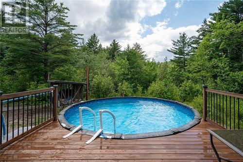 347 Dry Pine Bay, Alban, ON - Outdoor With Above Ground Pool