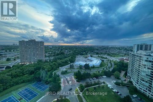 2204 - 3 Rowntree Road, Toronto (Mount Olive-Silverstone-Jamestown), ON - Outdoor With View