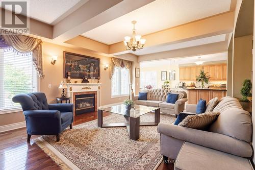 29 Concorde Drive, Brampton (Vales Of Castlemore), ON - Indoor Photo Showing Living Room With Fireplace