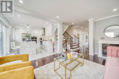 6 Majestic Drive, Markham (Berczy), ON - Indoor Photo Showing Living Room With Fireplace