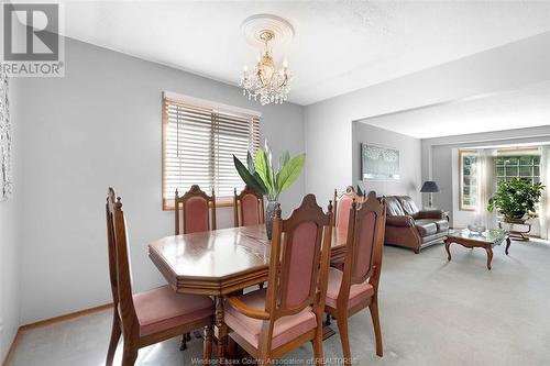 1381 Azalia Crescent, Windsor, ON - Indoor Photo Showing Dining Room