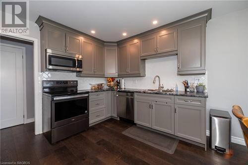 361 1St Avenue S, Chesley, ON - Indoor Photo Showing Kitchen With Double Sink