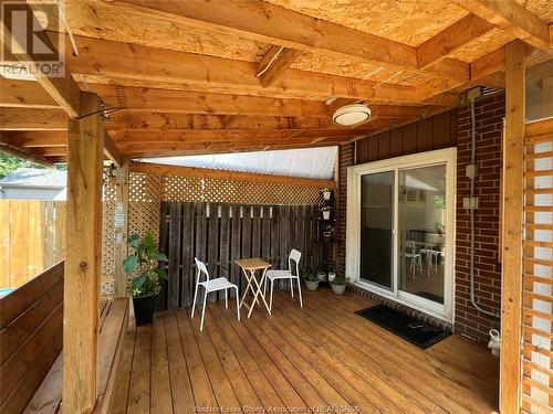 9504 Ashland Drive, Windsor, ON -  With Deck Patio Veranda With Exterior