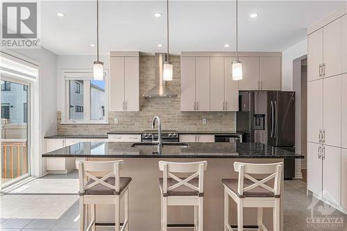 184 Crevasse Road S, Ottawa, ON - Indoor Photo Showing Kitchen With Double Sink With Upgraded Kitchen