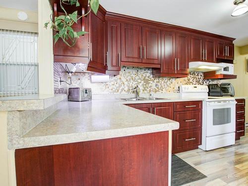 Cuisine - 221-3950 Boul. Sir-Wilfrid-Laurier, Longueuil (Saint-Hubert), QC - Indoor Photo Showing Kitchen With Double Sink