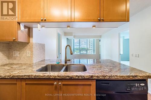 1157 - 25 Viking Lane, Toronto (Islington-City Centre West), ON - Indoor Photo Showing Kitchen With Double Sink