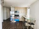 1805 - 158 King Street N, Waterloo, ON  - Indoor Photo Showing Kitchen With Stainless Steel Kitchen With Double Sink 