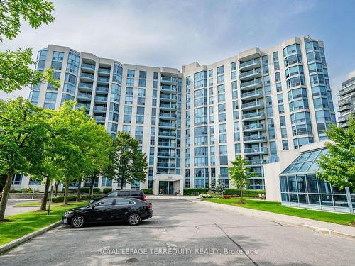 509-360 Watson St W, Whitby, ON - Outdoor With Balcony With Facade