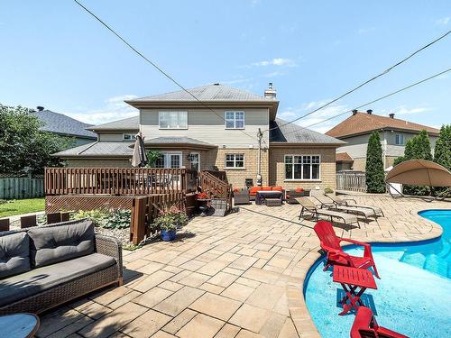 Boudoir - 8 Rue Vincent-Blouin, Kirkland, QC - Outdoor With In Ground Pool With Deck Patio Veranda