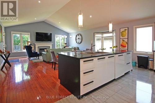 29 - 285 Mcgarrell Drive, London, ON - Indoor Photo Showing Kitchen With Fireplace With Double Sink