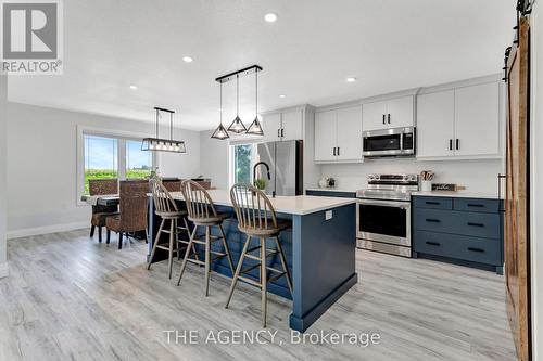 15416 Austin Line, Chatham-Kent, ON - Indoor Photo Showing Kitchen With Stainless Steel Kitchen With Upgraded Kitchen