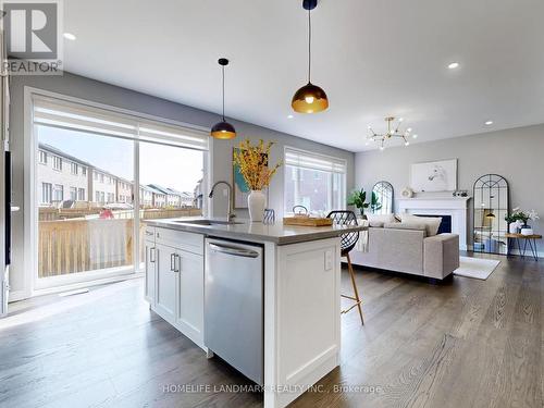 1281 Whitney Terrace, Milton (Ford), ON - Indoor Photo Showing Kitchen With Upgraded Kitchen