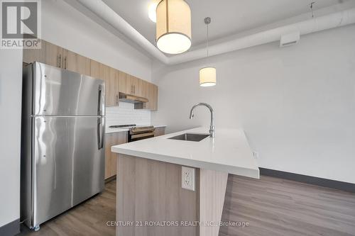 308 - 121 King Street E, Hamilton (Beasley), ON - Indoor Photo Showing Kitchen With Upgraded Kitchen