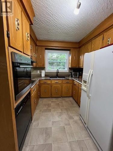 65 Old Cove Road, Rocky Harbour, NL - Indoor Photo Showing Kitchen With Double Sink