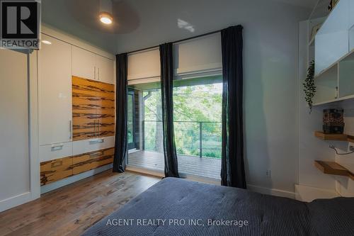 Bedroom 3 with Built in closet and Patio exit - 45 Blackburn Crescent, Middlesex Centre (Kilworth), ON - Indoor