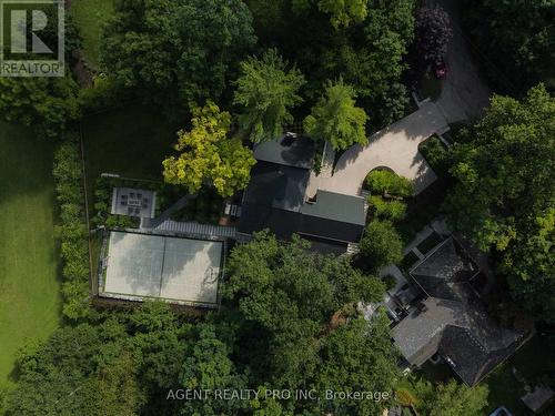 Over head photo of this 3/4 acres lot - 45 Blackburn Crescent, Middlesex Centre (Kilworth), ON - Outdoor