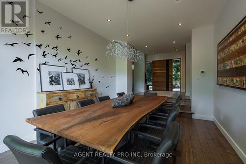 Sunken dinning room for the entire extended family - 45 Blackburn Crescent, Middlesex Centre (Kilworth), ON - Indoor