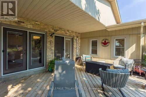 1244 Talbot Street, St. Thomas, ON - Outdoor With Deck Patio Veranda With Exterior