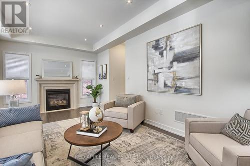 20 Hilts Drive, Richmond Hill, ON - Indoor Photo Showing Living Room With Fireplace