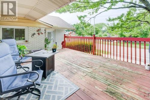 303 Stonybrook Drive, Kitchener, ON - Outdoor With Deck Patio Veranda With Exterior