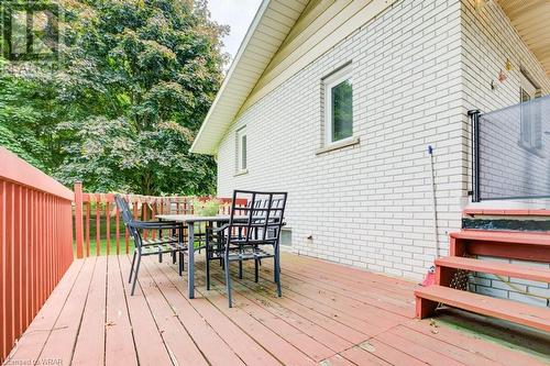 303 Stonybrook Drive, Kitchener, ON - Outdoor With Deck Patio Veranda With Exterior