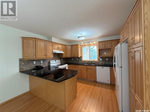 106 4451 Nicurity Drive, Regina, SK - Indoor Photo Showing Kitchen With Double Sink