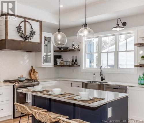 37 Boxwood Lane, New Maryland, NB - Indoor Photo Showing Kitchen With Double Sink