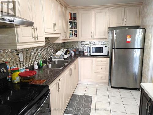 209 - 120 Dundalk Drive, Toronto (Dorset Park), ON - Indoor Photo Showing Kitchen With Double Sink