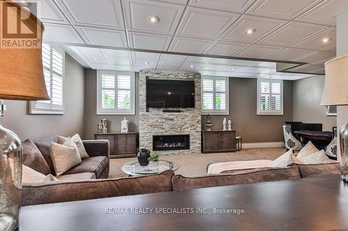 2115 Cunningham Court, Milton (Moffat), ON - Indoor With Fireplace