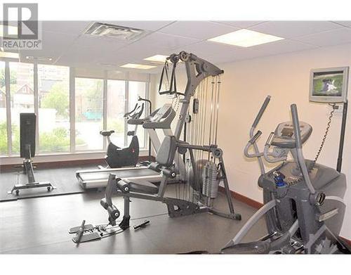 234 Rideau Street Unit#2406, Ottawa, ON - Indoor Photo Showing Gym Room