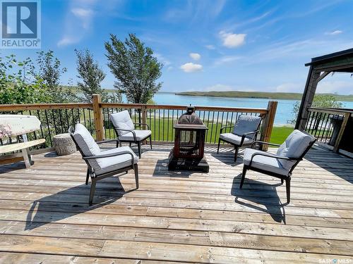 Merilee Way, Rock Ridge Rv Resort, Webb Rm No. 138, SK - Outdoor With Body Of Water With Deck Patio Veranda With View With Exterior