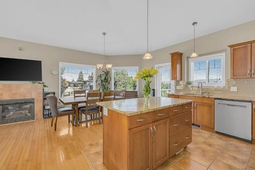 2040 Spyglass Way, West Kelowna, BC - Indoor Photo Showing Other Room With Fireplace