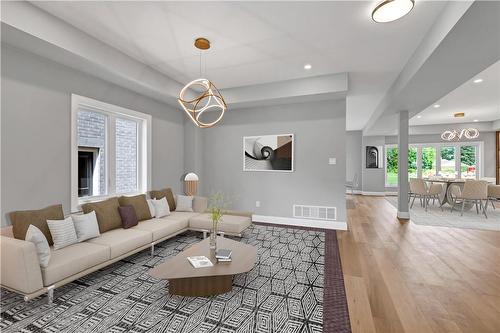 386 Southcote Road, Ancaster, ON - Indoor Photo Showing Living Room