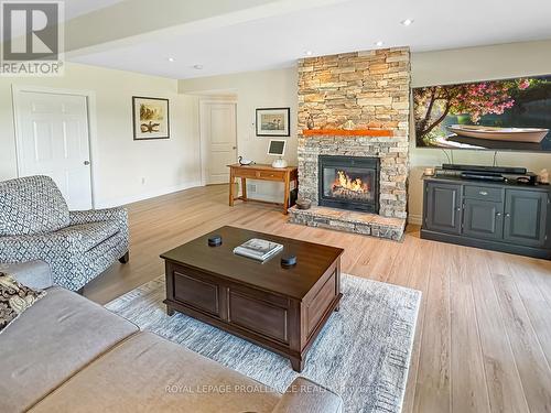 397 Wilson Road, Centre Hastings, ON - Indoor Photo Showing Living Room With Fireplace