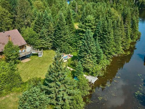 Aerial photo - 1000 Ch. Des Rives, Notre-Dame-De-La-Merci, QC - Outdoor With Body Of Water