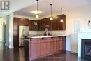 2429 Presquile Drive, Oakville, ON  - Indoor Photo Showing Kitchen With Fireplace With Upgraded Kitchen 