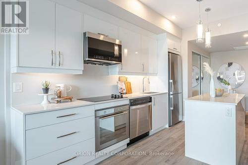 206 - 1316 Kingston Road, Toronto (Birchcliffe-Cliffside), ON - Indoor Photo Showing Kitchen With Upgraded Kitchen