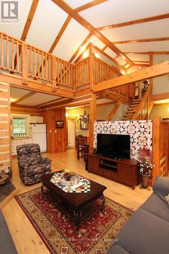 486 Belmont 7Th Line S, Havelock-Belmont-Methuen, ON - Indoor Photo Showing Living Room With Fireplace