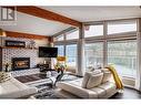 8291 Okanagan Landing Road, Vernon, BC  - Indoor Photo Showing Living Room With Fireplace 