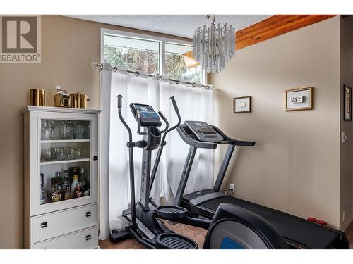 8291 Okanagan Landing Road, Vernon, BC - Indoor Photo Showing Gym Room