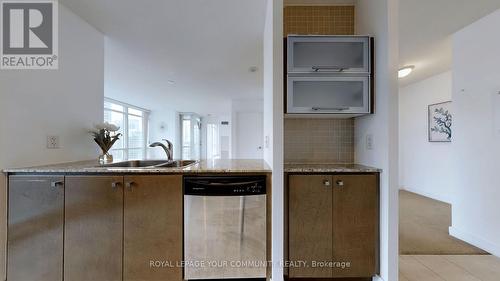 3806 - 11 Brunel Court, Toronto (Waterfront Communities), ON - Indoor Photo Showing Kitchen With Double Sink