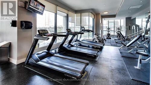 3806 - 11 Brunel Court, Toronto (Waterfront Communities), ON - Indoor Photo Showing Gym Room