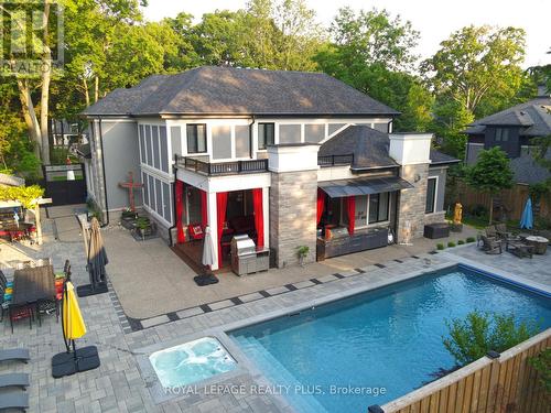 233 Indian Valley Trail, Mississauga (Mineola), ON - Outdoor With In Ground Pool