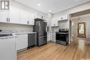 329 Hochelaga Street W, Moose Jaw, SK  - Indoor Photo Showing Kitchen With Stainless Steel Kitchen 