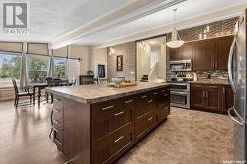 3762 Haliburton Avenue, Furdale, SK - Indoor Photo Showing Kitchen With Upgraded Kitchen