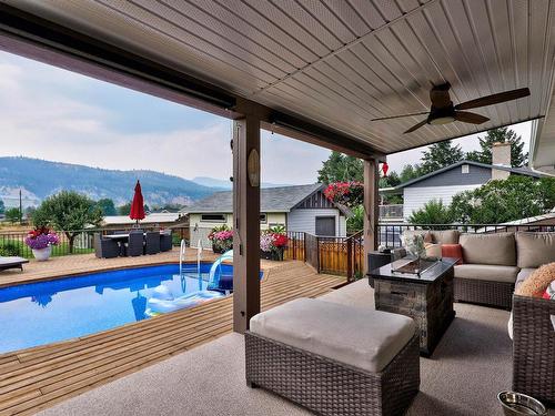 4943 Reighmount Place, Kamloops, BC - Outdoor With In Ground Pool With Deck Patio Veranda With Exterior