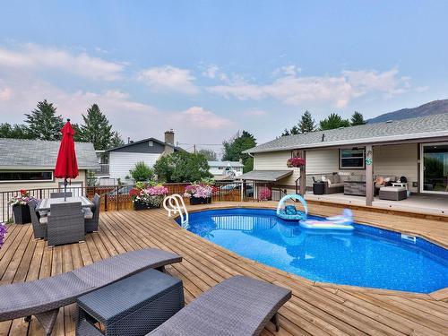 4943 Reighmount Place, Kamloops, BC - Outdoor With In Ground Pool With Deck Patio Veranda With Exterior