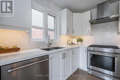 919 Hannah Avenue S, North Perth, ON - Indoor Photo Showing Kitchen With Stainless Steel Kitchen With Double Sink With Upgraded Kitchen