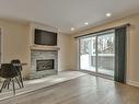 Living room - 1303 Ch. De La Rivière, Val-David, QC  - Indoor Photo Showing Living Room With Fireplace 