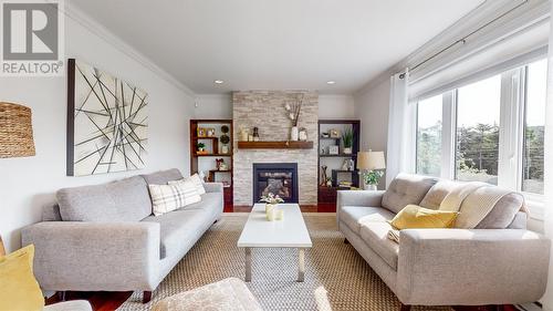 16 Iceland Place, St. John'S, NL - Indoor Photo Showing Living Room With Fireplace